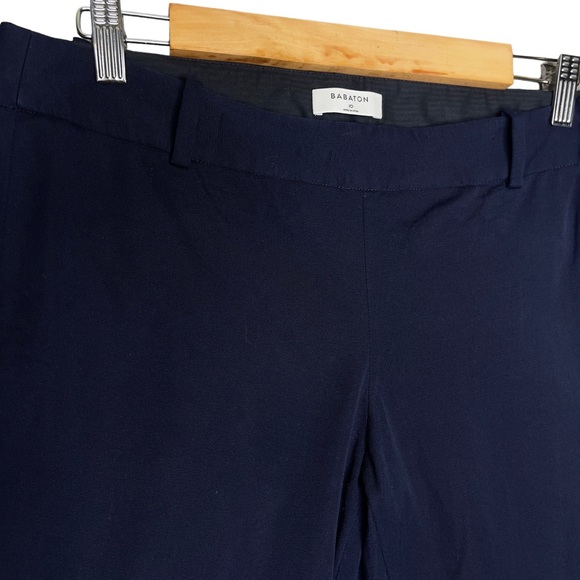 SOLD Aritzia Babaton ‘Elliot Pant’ Navy Cropped Straight Leg Size 10 - Picture 4 of 7
